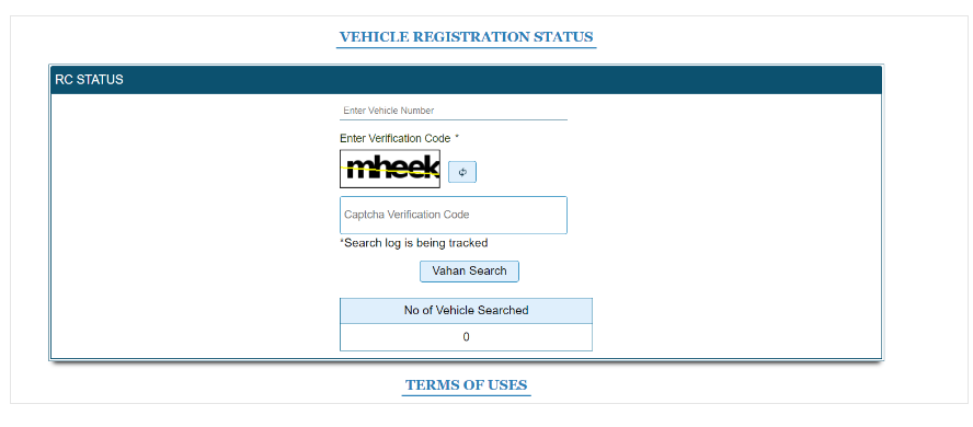 vehicle details